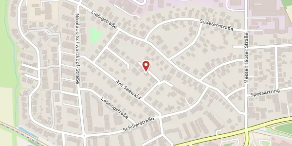 Karte der Umgebung von Eichendorffstraße 8 A, 63322 Rödermark