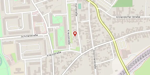 Karte der Umgebung von Karlstr. 5, 06886 Lutherstadt Wittenberg