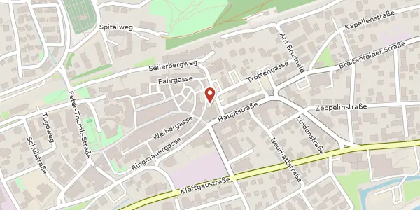 Karte der Umgebung von Fahrgasse 31, 79761 Waldshut-Tiengen