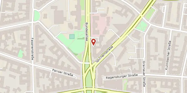 Karte der Umgebung von Bundesallee 213-214, 10719 Berlin