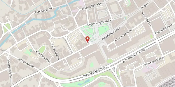 Karte der Umgebung von Neuwerkstraße 47 a, 99084 Erfurt