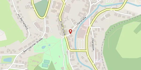 Karte der Umgebung von Uferstraße 3, 08340 Schwarzenberg