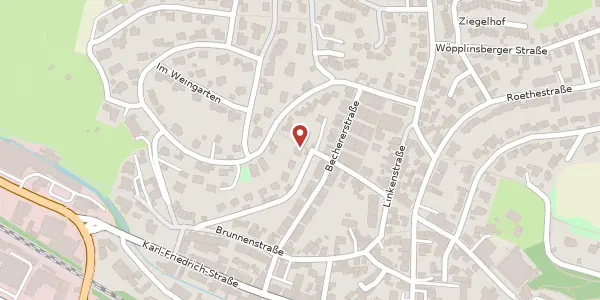 Karte der Umgebung von Schauinslandstraße 8, 79312 Emmendingen