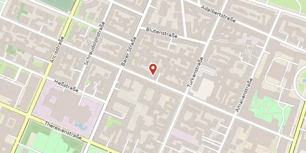 Karte der Umgebung von Schellingstr. 42, 80799 München