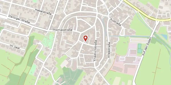 Karte der Umgebung von Ettikostraße 8, 77955 Ettenheim