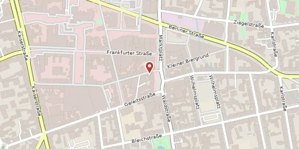 Karte der Umgebung von Große Marktstr. 4, 63065 Offenbach