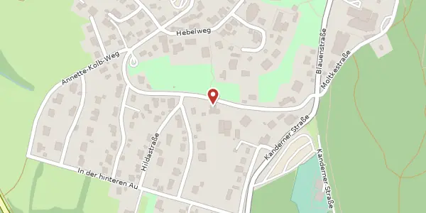 Karte der Umgebung von Markgrafenstraße 5 a, 79410 Badenweiler