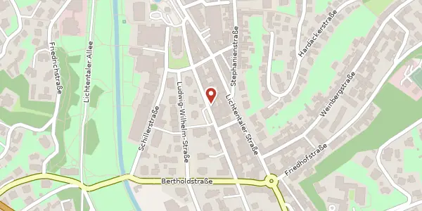 Karte der Umgebung von Maria-Viktoria-Straße 13, 76530 Baden-Baden