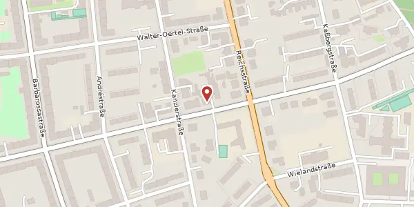 Karte der Umgebung von Weststraße 16, 09112 Chemnitz