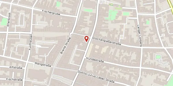 Karte der Umgebung von Königstraße 28, 23552 Lübeck