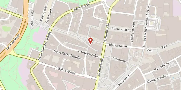 Karte der Umgebung von Große Bockenheimer Str. 6, 60313 Frankfurt