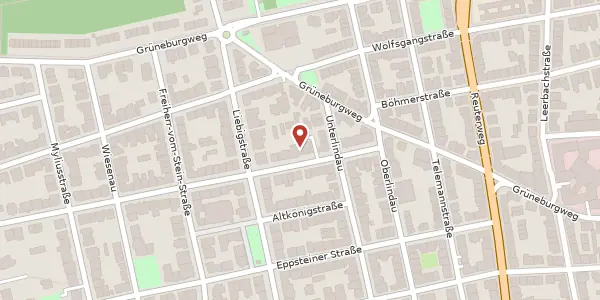 Karte der Umgebung von Friedrichstr. 10, 60323 Frankfurt