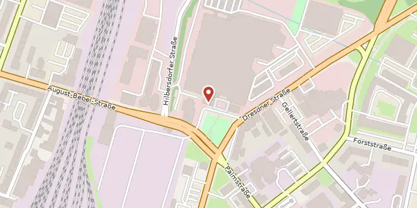 Karte der Umgebung von Thomas-Mann-Platz 2, 09130 Chemnitz