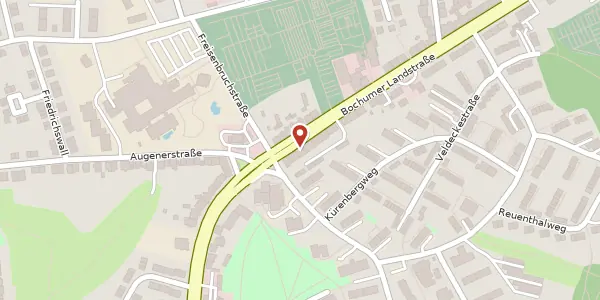 Karte der Umgebung von Bochumer Landstr. 216, 45276 Essen