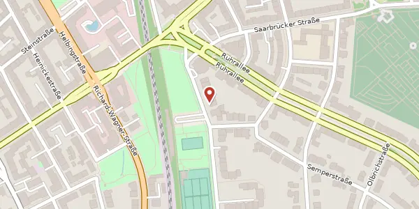 Karte der Umgebung von Moltkeplatz 15, 45138 Essen