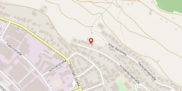Karte der Umgebung von Hindenburgstraße 92/1, 73207 Plochingen