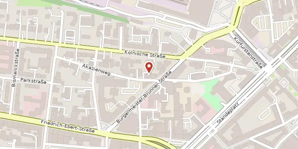Karte der Umgebung von Akazienweg 22, 34117 Kassel