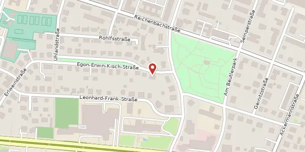 Karte der Umgebung von Egon-Erwin-Kisch-Str. 3, 01069 Dresden