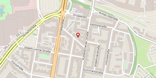 Karte der Umgebung von Fridtjof-Nansen-Str. 6, 45131 Essen