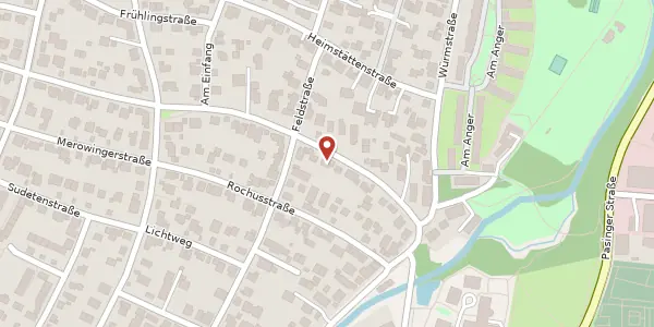 Karte der Umgebung von Wandlhammerstr. 15, 82166 Gräfelfing