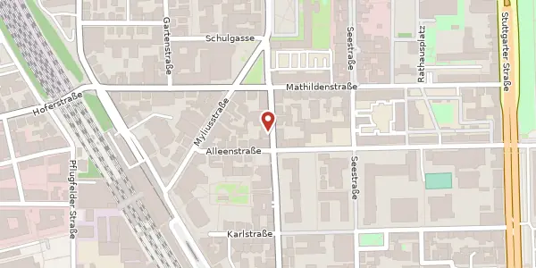 Karte der Umgebung von Solitudestraße 10, 71638 Ludwigsburg