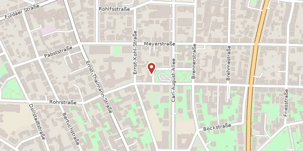 Karte der Umgebung von Buchenwalsplatz 1, 99423 Weimar
