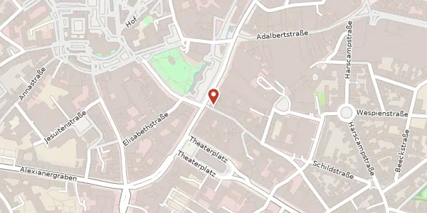 Karte der Umgebung von Wirichsbongardstr. 1, 52062 Aachen