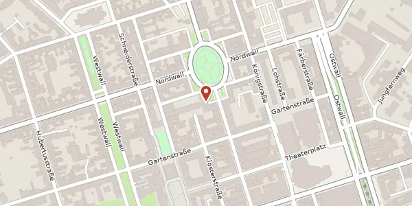 Karte der Umgebung von Friedrichsplatz 2A, 47798 Krefeld