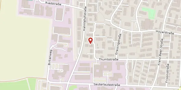 Karte der Umgebung von Thumbstraße 71, 88250 Weingarten