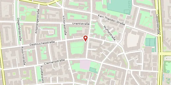Karte der Umgebung von Moltkestr. 7, 80803 München