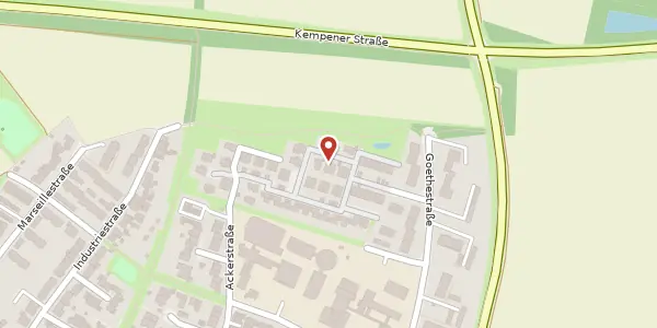 Karte der Umgebung von Mathilde-Bauten-Str. 21, 47877 Willich