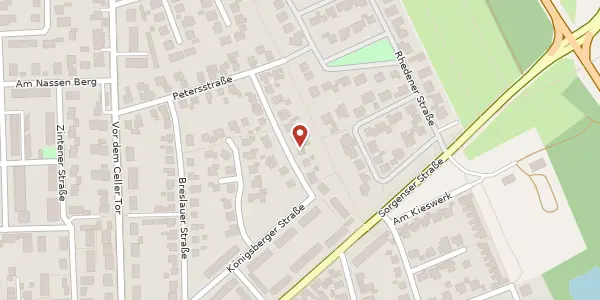 Karte der Umgebung von Stettiner Straße 10, 31303 Burgdorf