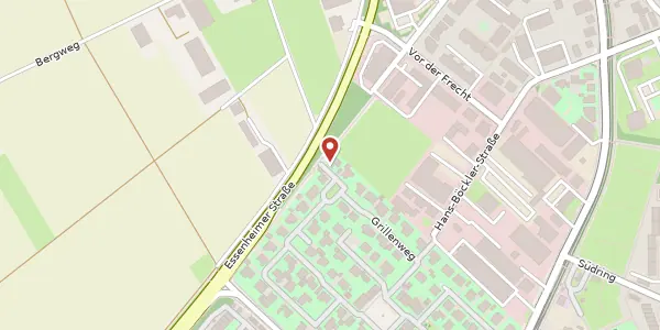 Karte der Umgebung von Grillenweg 13, 55128 Mainz
