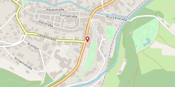 Karte der Umgebung von Lahnstr. 7, 57334 Bad Laasphe
