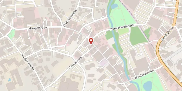 Karte der Umgebung von Hauptstraße 21, 28857 Syke