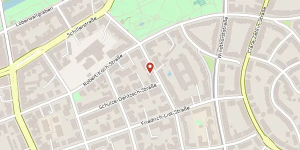Karte der Umgebung von Am Stadtpark 37, 99096 Erfurt