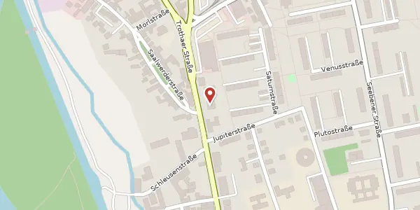 Karte der Umgebung von Trothaer Straße 65, 06118 Halle (Saale)