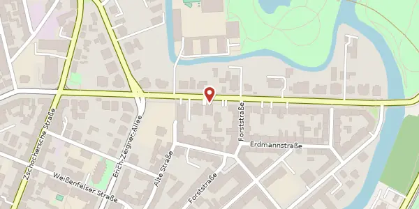Karte der Umgebung von Karl-Heine-Straße 25 B, 04229 Leipzig