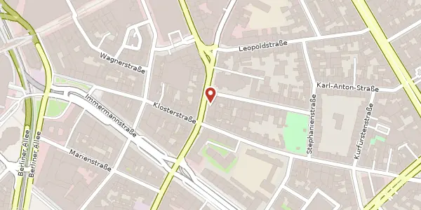 Karte der Umgebung von Oststr. 54, 40211 Düsseldorf