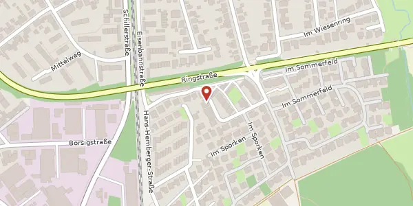 Karte der Umgebung von Am krummen Graben 23, 63150 Heusenstamm