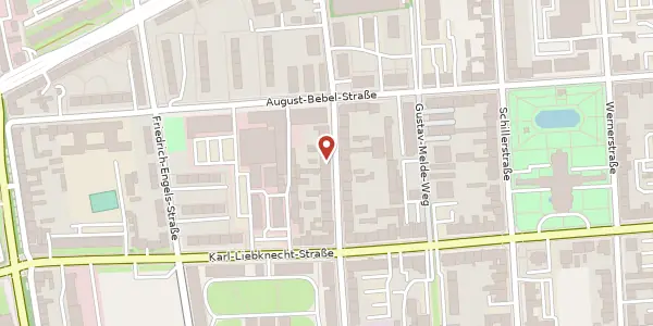 Karte der Umgebung von Lausitzer Str. 41, 03046 Cottbus