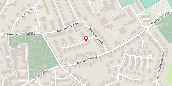 Karte der Umgebung von Leipziger Str. 3, 40668 Meerbusch