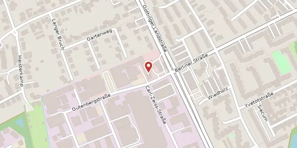 Karte der Umgebung von Gutenbergstraße 3a, 30966 Hemmingen