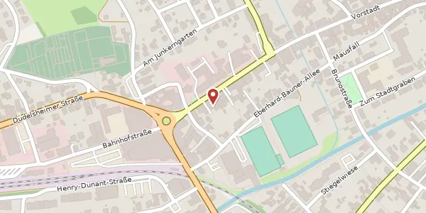 Karte der Umgebung von Bahnhofstraße 34, 63654 Büdingen