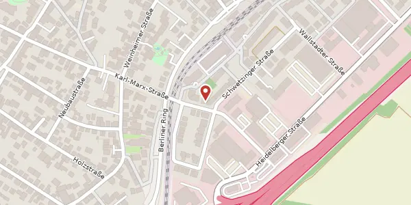 Karte der Umgebung von Ladenburger Str. 9, 68519 Viernheim