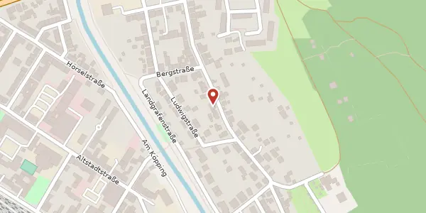 Karte der Umgebung von Am Petersberg 26, 99817 Eisenach