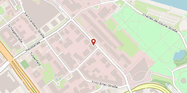 Karte der Umgebung von Kurt-Schumacher-Str. 14, 53113 Bonn