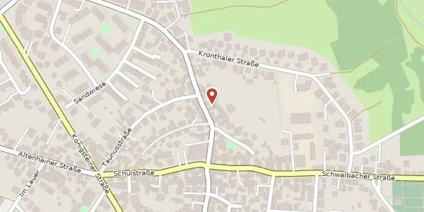 Karte der Umgebung von Hauptstr. 50, 65812 Bad Soden