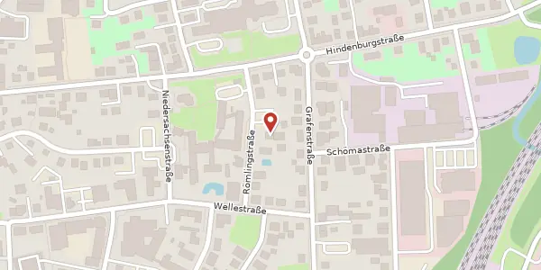 Karte der Umgebung von Römlingstraße 4, 49356 Diepholz