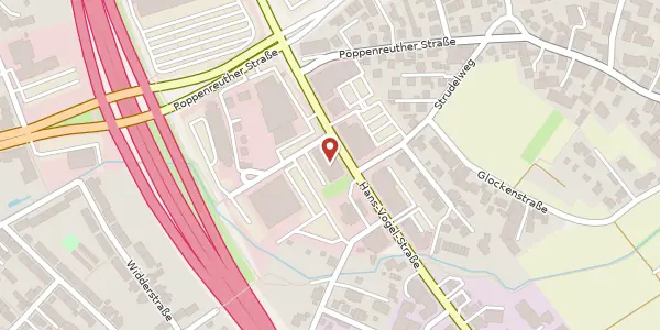 Karte der Umgebung von Hans-Vogel-Str. 59, 90765 Fürth
